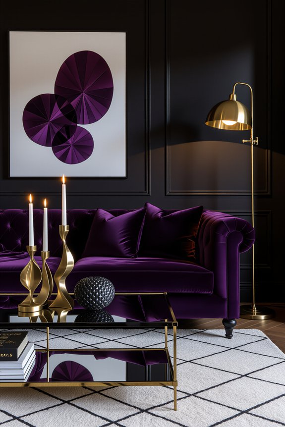 elevate dark decor textures