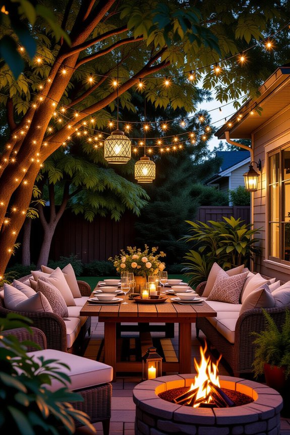 enchanting backyard lighting ideas