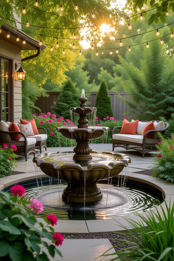 enchanting backyard water features