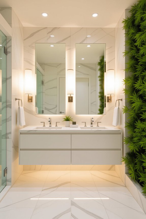 enhance space with mirrors