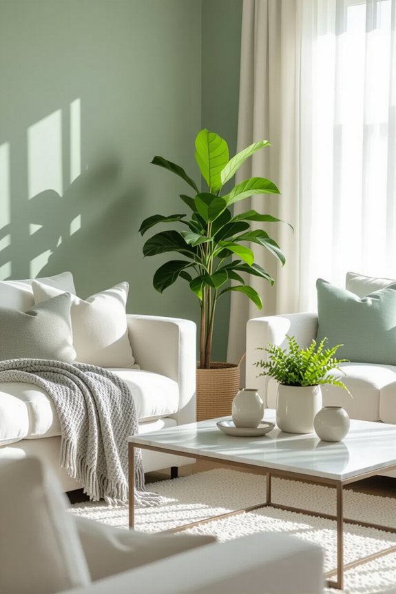 fresh and calming decor