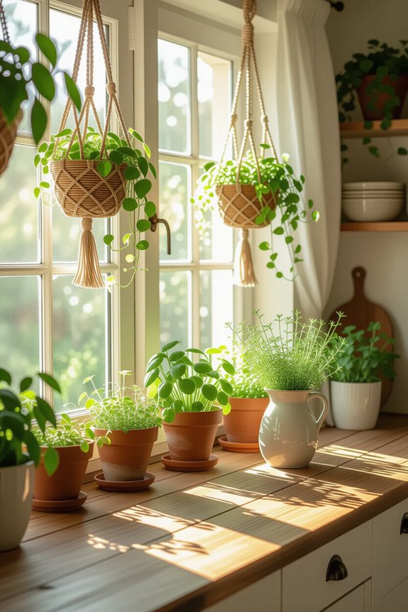 fresh herbs brighten kitchens