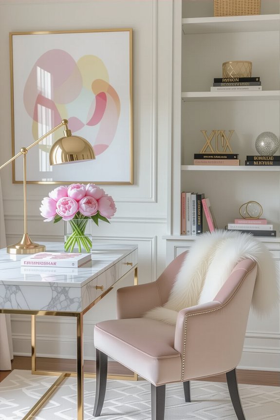 glamorous home office accessories