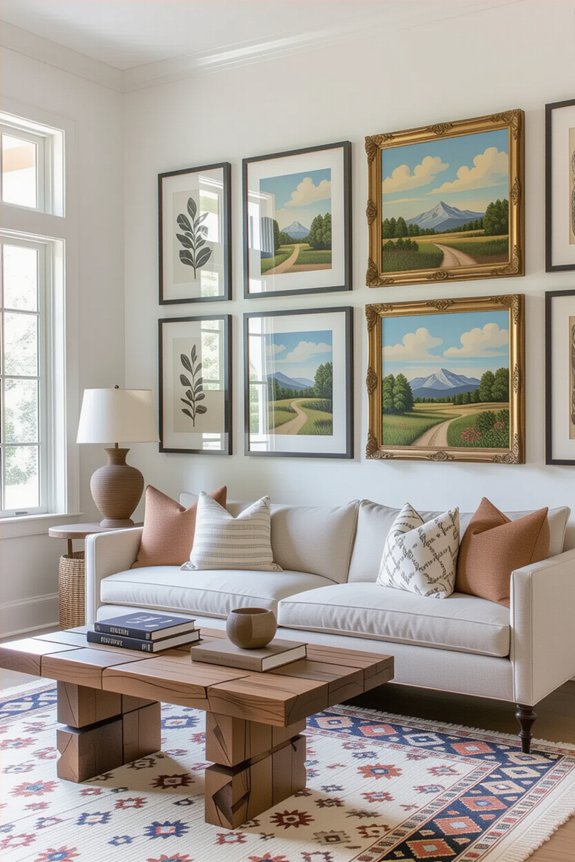 grid versus saloon style