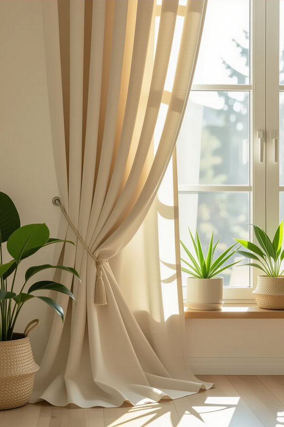 grommet curtains for elegance