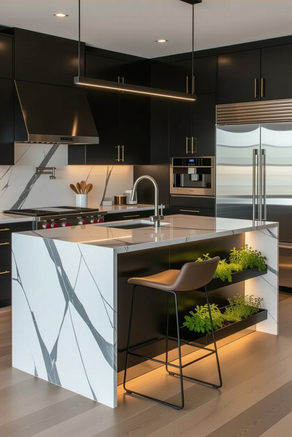 high tech kitchen island upgrades