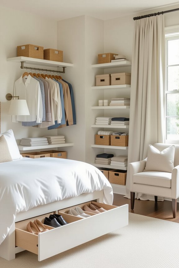 identify bedroom clutter issues