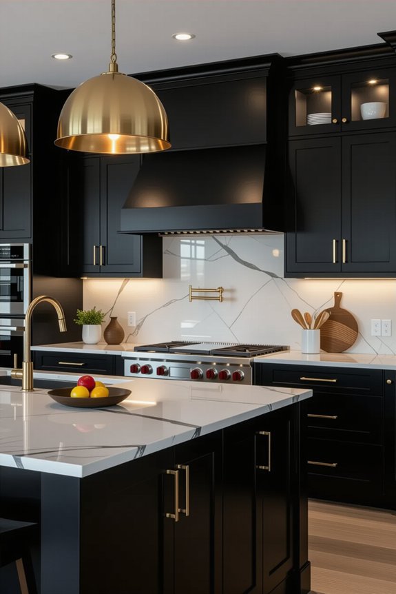 illuminate dark cabinetry elegantly