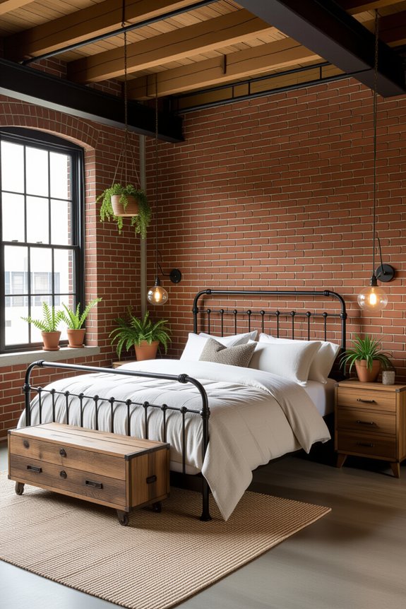 industrial metal and wood