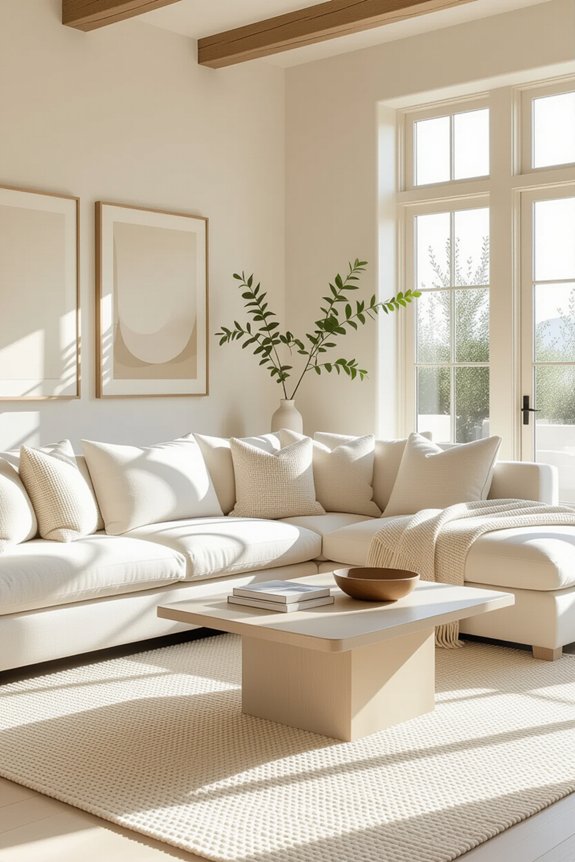 inspiring neutral living room styles
