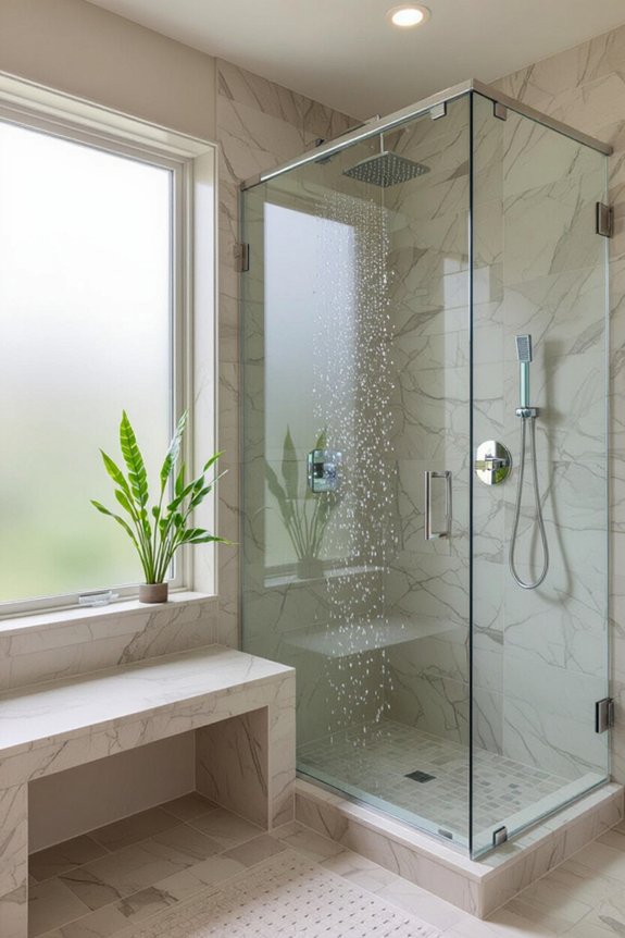 inspiring walk in shower designs