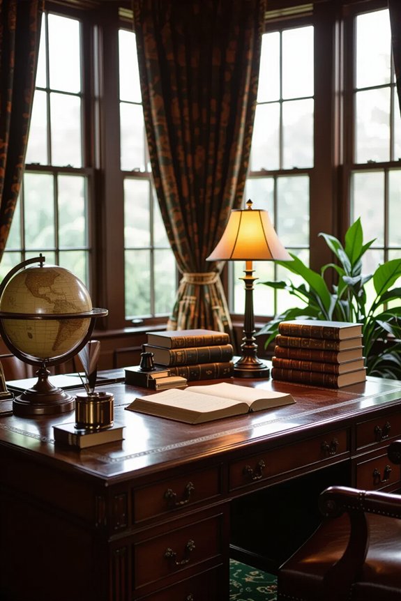 intellectual inspired workspace aesthetics