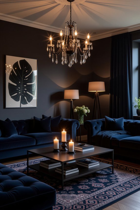 layered lighting for coziness