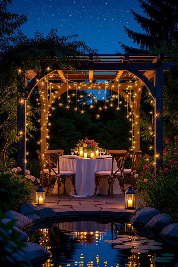 layered outdoor lighting ideas