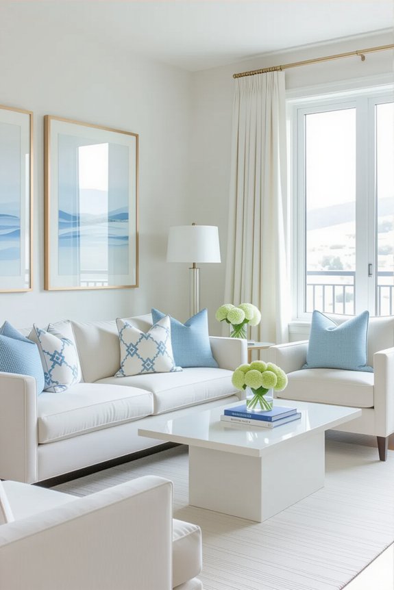 light colors enhance space