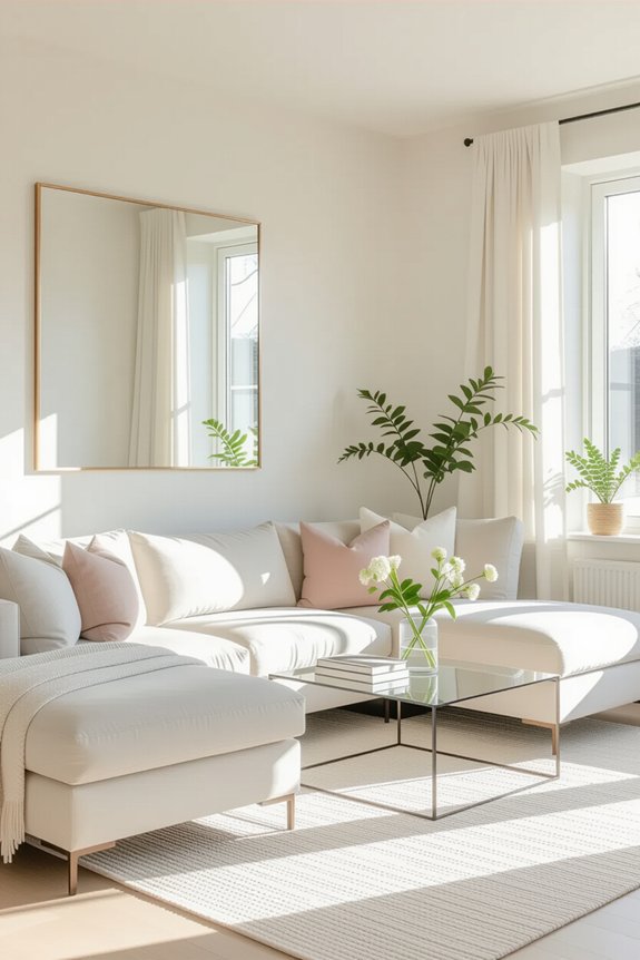 light colors expand space