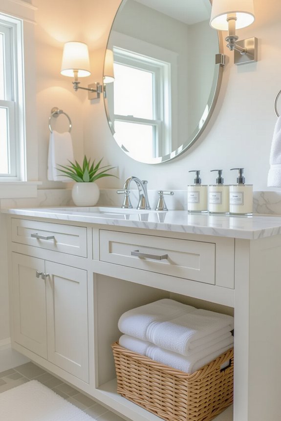 maximize bathroom vanity efficiency