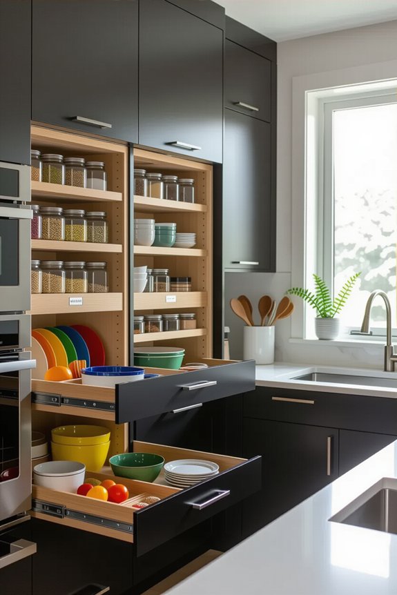 maximize hidden kitchen storage