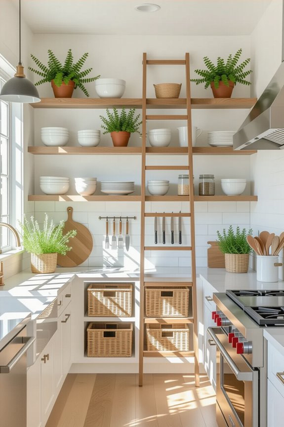 maximize kitchen vertical storage