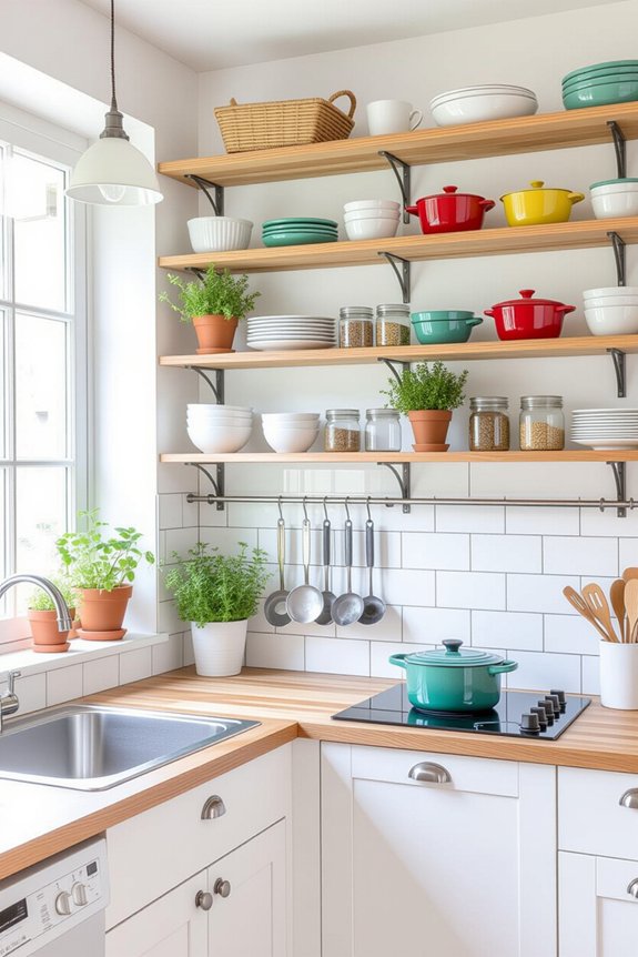 maximize kitchen vertical storage