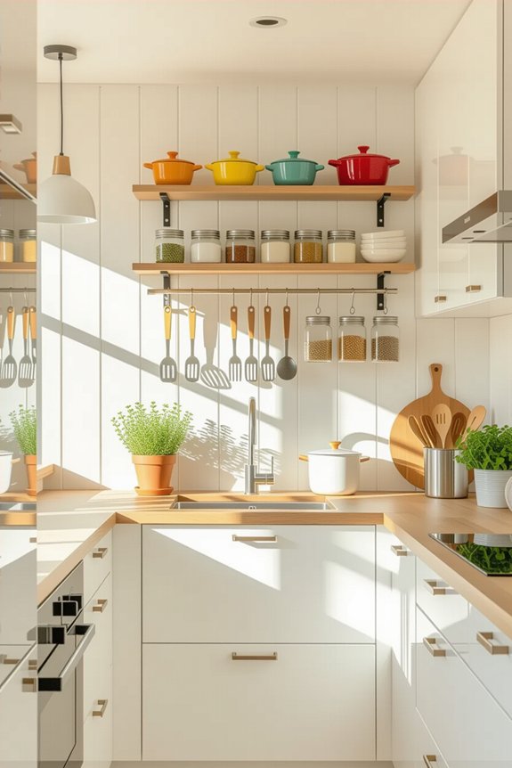 maximize space with hooks