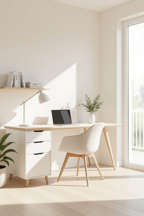 minimalist office furniture essentials