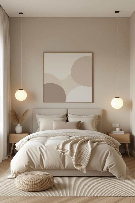minimalist warmth in decor