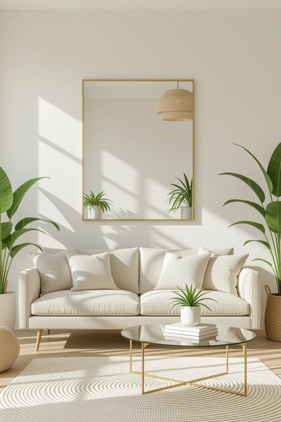 mirrors create illusion of space