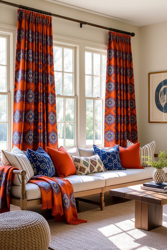 mixing fabrics for windows