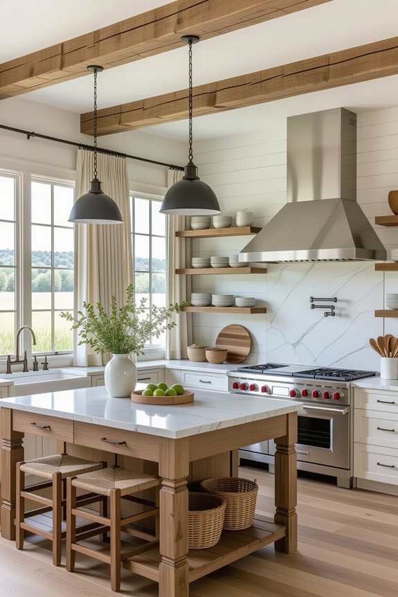 modern appliances farmhouse charm