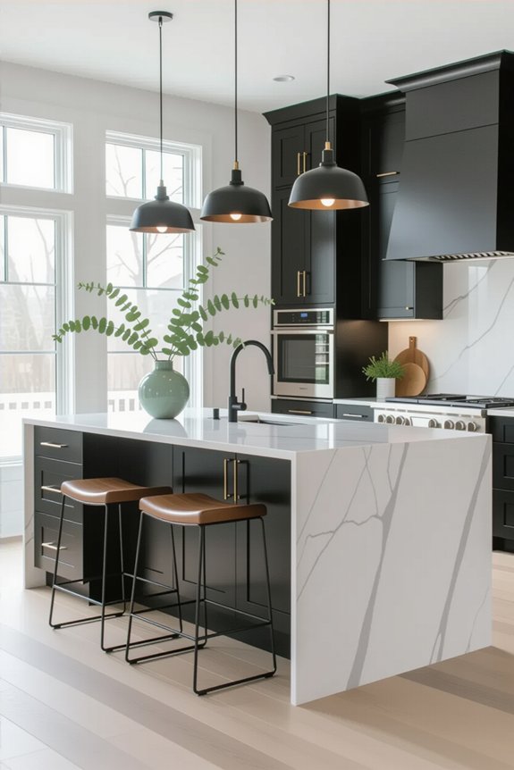 modern minimalist kitchen islands