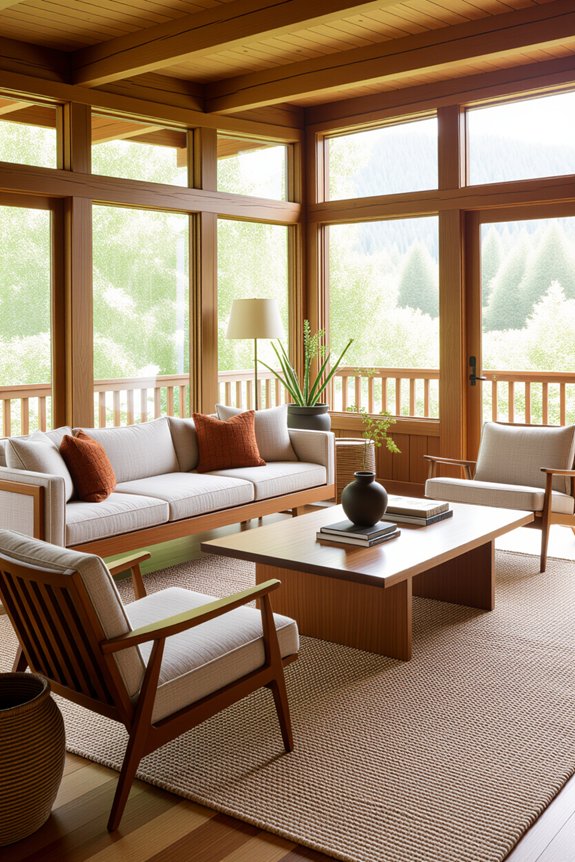 natural materials enhance warmth