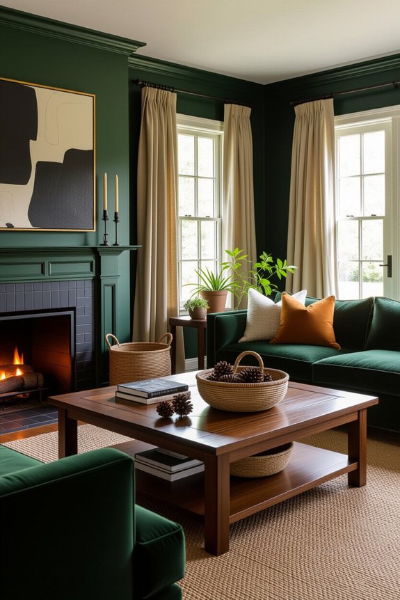 natural warmth through materials