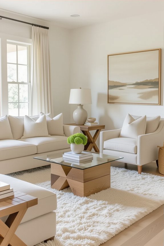 neutral furniture cozy atmosphere