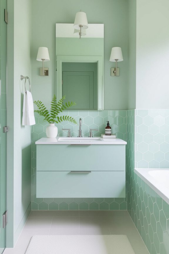 paint finishes for bathrooms