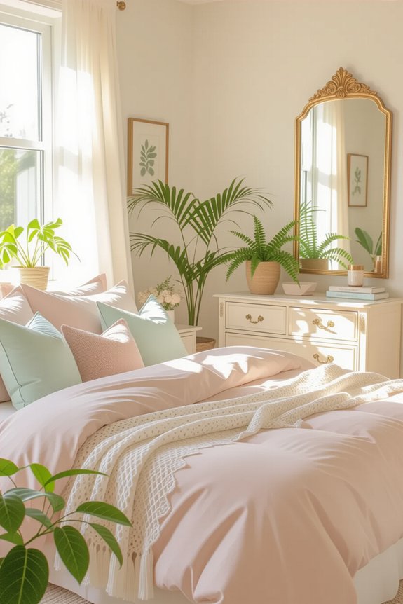 pastels and vibrant accents