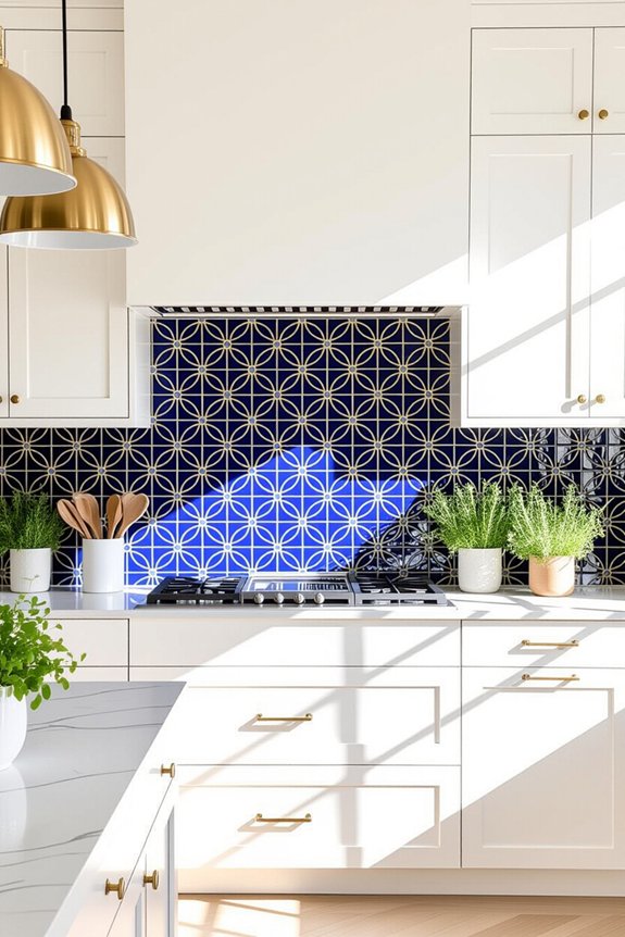 patterned backsplashes for kitchens