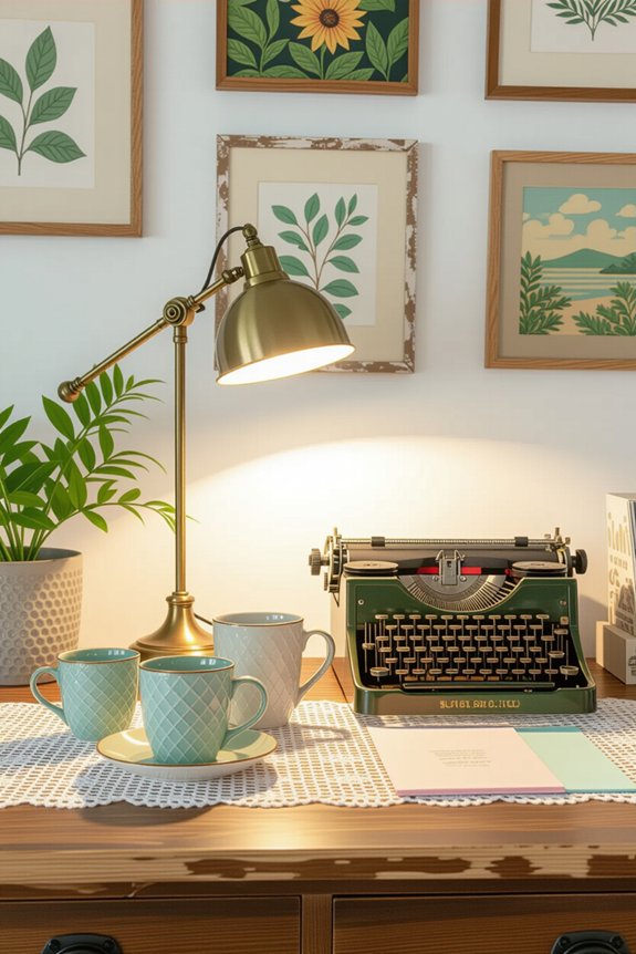 personalize with vintage treasures