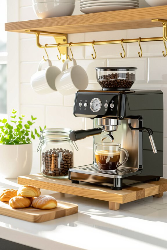 personalized cozy coffee nook