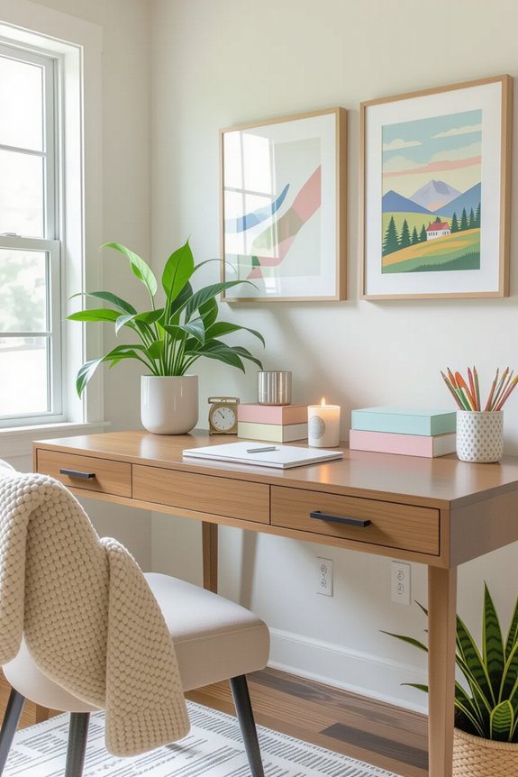 personalized joyful home office