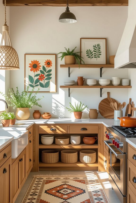 personalized kitchen gallery wall