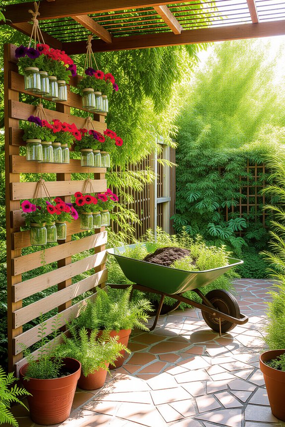 recycled materials for gardening