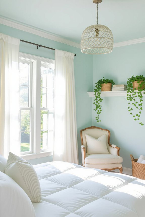 relaxing ceiling color choices