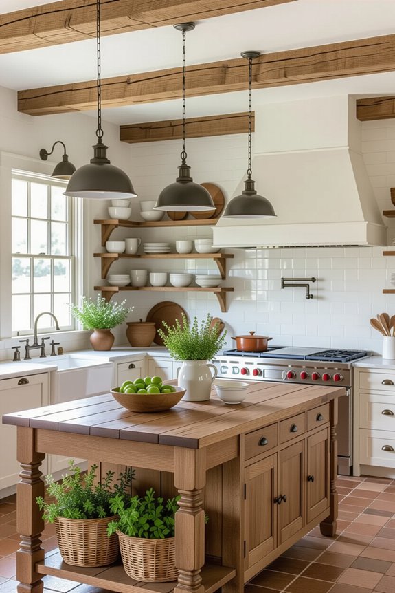 rustic elegance in kitchens
