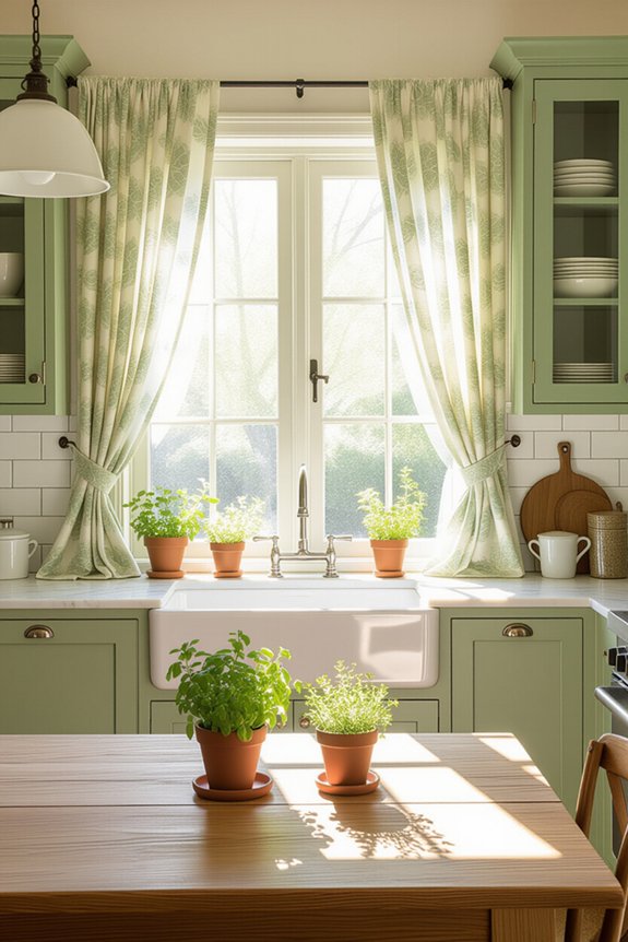 sage green kitchen inspiration