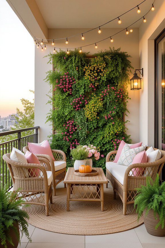 seasonal balcony decor makeover