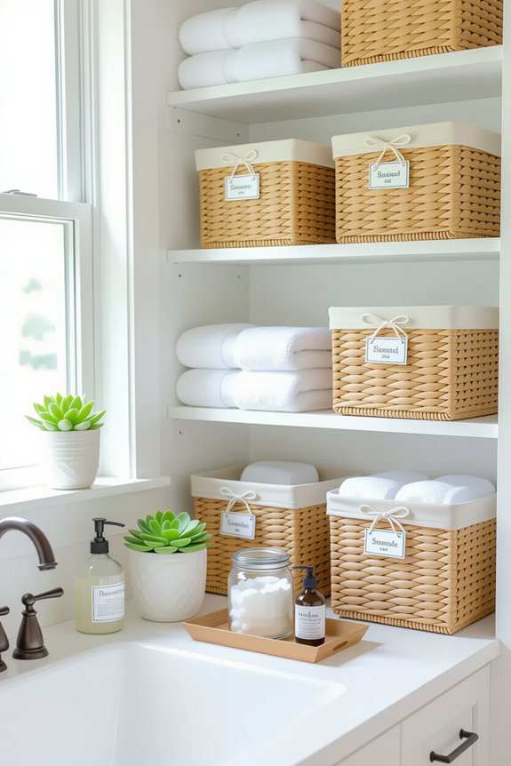 seasonal bathroom storage ideas