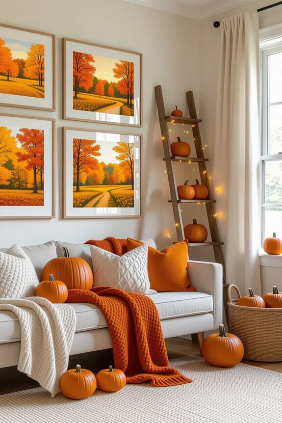 seasonal gallery wall refresh