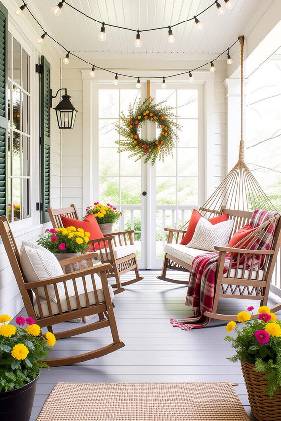 seasonal porch furniture ideas