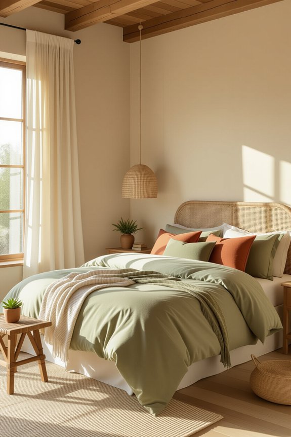 serene earthy bedroom retreat